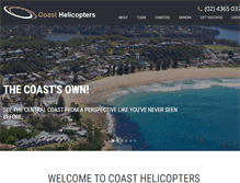 Tablet Screenshot of coasthelicopters.com.au
